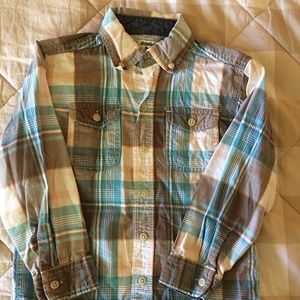 OshKosh B'gosh boys size 5 fall plaid button down shirt